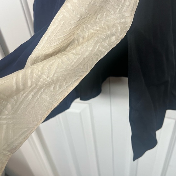 DIANE VON FURSTENBERG 'FREDERICA' Dress Tan/Midnight/Black/Khaki Brown Size 2 - Picture 8 of 16